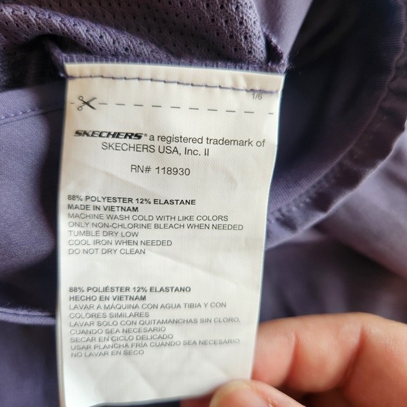 SKECHERS Athletic Pants Womens XL Navy Blue Indigo Slip-Ins Go Walk Uptown - Picture 9 of 9